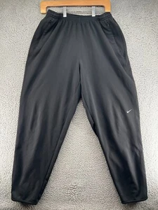 Nike Dri-FIT Pants Mens L Black Lightweight Stretch Athletic Gym Track Joggers - Picture 1 of 13