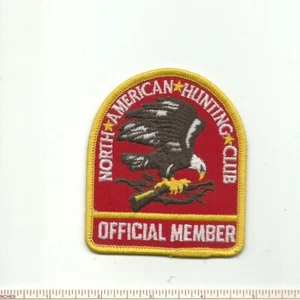 EB NORTH AMERICAN HUNTING CLUB MEMBRO UFFICIALE AQUILA PATCH DISTINTIVO INSEGNA SPORTIVA - Foto 1 di 1