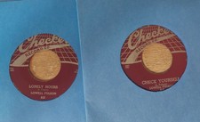 Lowell Fulson - Lot of 2 45 rpm's on Checker Check Yourself & Lonely Hours
