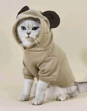 Petsin Khaki Bear Ear Sweatshirt Hoodie Pet Dog Cat Rabbit Clothes Outfit New XS