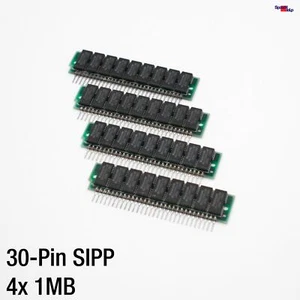 Sipp Panasonic Mn4A091M0S70 4Mb Ram 4X1Mb 30-Pol Pin 4 Mb For 8086 80286 80386 - Picture 1 of 3