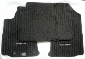 Genuine Subaru OEM Carpeted Floor Mat Set, 2019 Outback, 4 pcs, Black Weave, New - Imagen 1 de 14