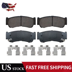 Rear Ceramic Brake Pads w/Hardware for 2007 2008 2009 Hyundai Santa Fe Brake Pad - Picture 1 of 6