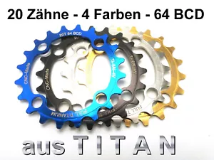 20Z Titan Chain Blade - 64 BCD - 43% Lightweight +17% Torque - 4 Colors!!! - Picture 1 of 14