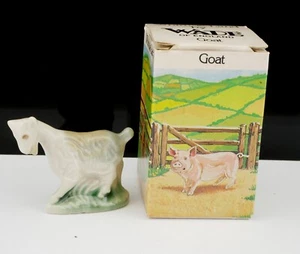 Mint in Box Whimsie-Land Set 3 1985 Farmyard ~ Goat - Foto 1 di 4
