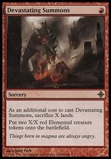 1x Devastating Summons Rise of the Eldrazi MtG Magic Red Rare 1 x1 Card Cards