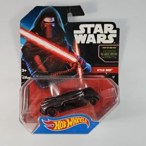 👍Disney Hot Wheels Star Wars The Force Awakens Kylo Ren 2014 Car Racer - Picture 1 of 5