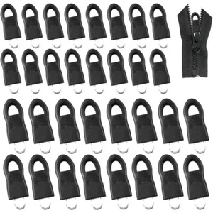16PCS Zipper Fixer Repair Pull Tap Replacement For Luggage Boots Bags Pants - Picture 1 of 13