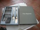 QUALITY CUTLERY SET UNUSED BOXED FRENCH GUY DEGRENNE FISH KNIFE & FORK 6 PLACE