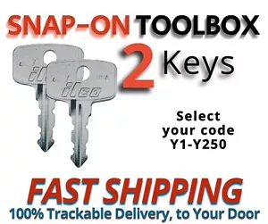 Snap-On Toolbox Keys Replacement Key Cut to your Code Y1-Y250 - Bild 1 von 2