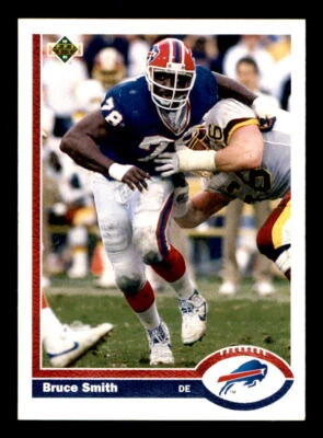 1991 Upper Deck #174c Bruce Smith - Image 1 of 2