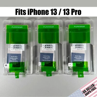 Pure Gear Screen Protectors for iPhone 13 / 13 Pro - 3x HD Clear Glass | 6.1" - Image 1 of 4