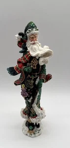 Lenox 2001 Kleeblatt Santa Bleistift Harz Figur 13" Weihnachten irisch - Bild 1 von 8