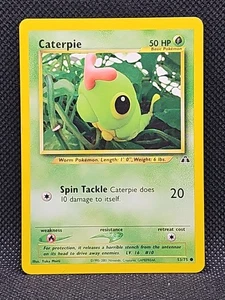 Pokémon TCG Caterpie Neo Discovery 53 Regular Unlimited Common Pokemon Card LPNM - Picture 1 of 2