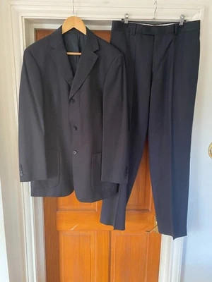 Hugo Boss Fellini Movie Suit - Jacket Size 38 IT 48 Trousers W32 L33 Black - Image 1 of 4