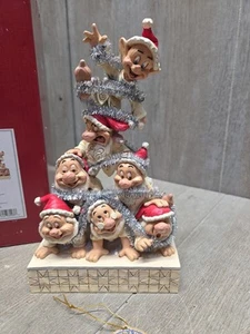 Disney Traditions Jim Shore Seven Dwarfs Precarious Pyramid Figurine NIB - Picture 1 of 7