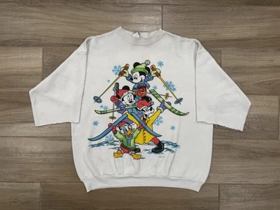 Sudadera De Colección Disney Mickey Unlimited XL Jerry Leigh Años 90 Mangas Recortadas Foto 1 de 4