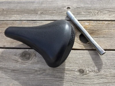 Asiento de sillín Brooks con poste ☆ 1982 Schwinn Sidewinder SW1-9 parte fuera 🔥  Foto 1 de 4