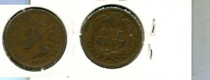 1866 INDIAN HEAD PENNY TYPE COIN GOOD 3776T - Picture 1 of 1