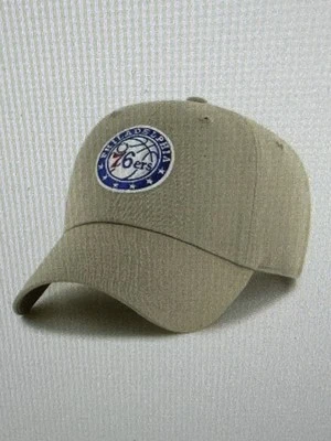 Philadelphia 76ers NBA 女式卡其色清理可调节帽子 - 全新带标签 — 第 1/4 张图片