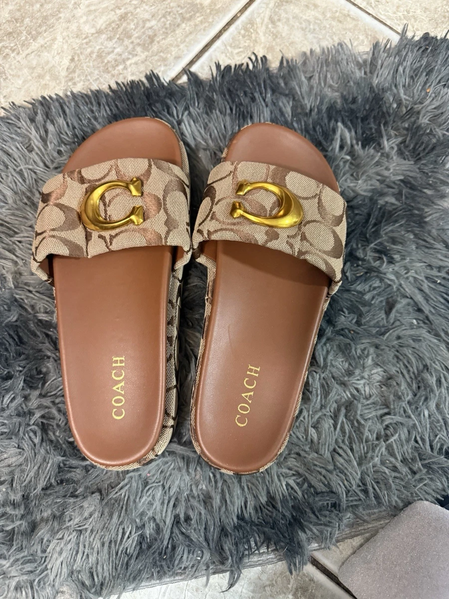 Coach Brown Sandals for Women for sale | eBay