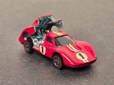 Vintage 1969? Hot Wheels Redline Ford Mark IV - Red with Black Interior - Image 1 of 4
