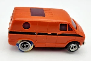 Vintage Aurora AFX HO Slot Dodge Van orange mit schwarzen Streifen getestet & läuft - Bild 1 von 9