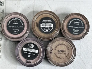 bareMinerals Lot Of 5 Loose Mineral Eyeshadow Glimmer Matte Discontinued Set - Picture 1 of 10
