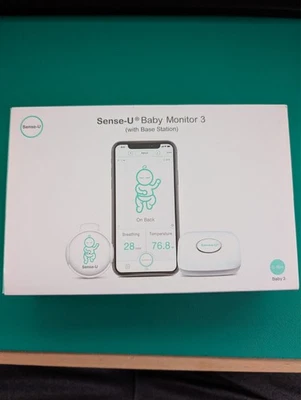 Monitor de bebé inteligente Sense-U 3, poco usado, incluye batería nueva Foto 1 de 2