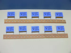 VISHAY 1840 1uF 400V MKP condensador de láminas radiales para lote de audio con 10 unidades - Imagen 1 de 2