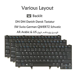 Keyboard for DELL Latitude E5420 E5420M E5430 E6220 E6230 E6320 Backlit +Pointer - Picture 1 of 13