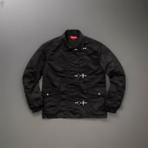 NWT Supreme RARE Mens Black Nylon Turnout Jacket Large - Picture 1 of 3