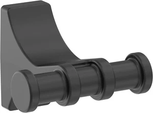 Amerock Davenport Double Robe Hook in Matte Black BH36050MB - Picture 1 of 1