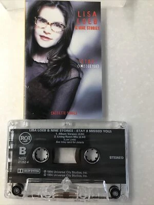 Lisa Loeb & Nine Stories: Stay (I Missed You) 2 versions. Cassette Single Tape - Image 1 of 4
