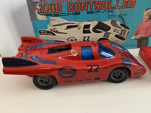 Vintage Schuco Branded Asahi Multi-Channel System RC Porsche 917/K Red W/Box - Picture 1 of 12