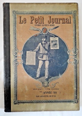 Le Petit Journal Supplément Illustré en couleurs : Année 1905 reliure éditeur - Photo 1/4