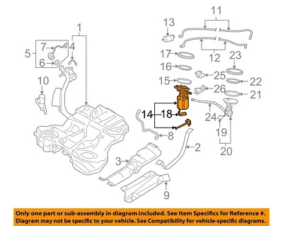 Used Fuel Pump fits: 2008 Audi S6 Pump Assembly tank mounted main pump Grade A Foto 1 de 3