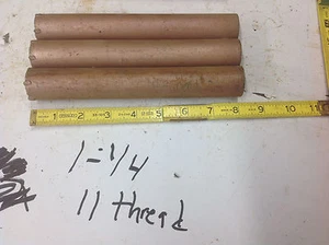 (3) Drillco 1-1/4" x 8" x 11 Thread Concrete Masonry Core Drill Bit new - Picture 1 of 3