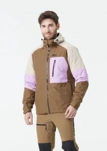 Chaqueta impermeable para hombre senderismo Shell imagen orgánica Abstral 2,5 L marrón PVP £180 - Imagen 1 de 10