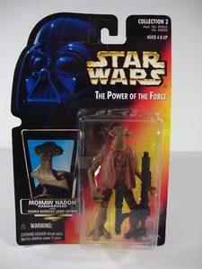 STAR WARS POWER OF THE FORCE MOMAW NADON HAMMERHEAD FIGURA CON TARJETA NARANJA NUEVA - Imagen 1 de 7