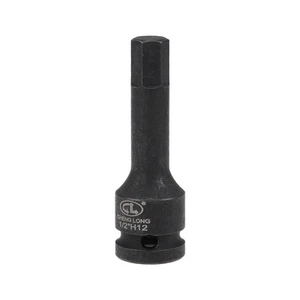 1/2-Inch Drive x 12mm Impact Hex Bit Socket, Metric 3" Length, Cr-Mo - Picture 1 of 5