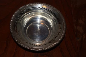 Sterling Silver Candy Dish Bowl Vintage P.S. Co. 3+ OZ # 123 Monogramed - Picture 1 of 2