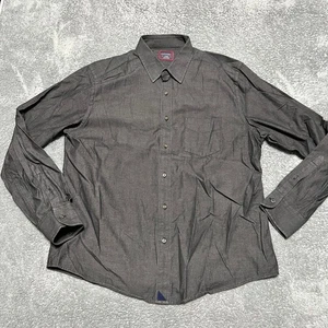 UNTUCKit Shirt Mens Large Gray Button Up Long Sleeve - Picture 1 of 8