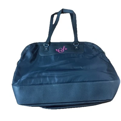 Bolso de Mano Grande Thirty One Todo Fin de Semana Negro Belleza Monograma “S” 31 Regalos Foto 1 de 4