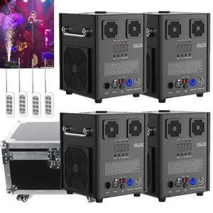 Máquina Cold Spark 700W efecto escenario DMX DJ fuegos artificiales boda 6,6-9,8 pies con estuche - Imagen 1 de 21