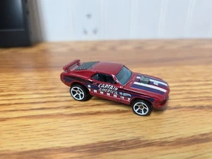 THE HOT WHEELS COLLECTION LOT 30: 1997 CAPTAIN AMERICA MUSTANG MACH 1 - Loose - Picture 1 of 8