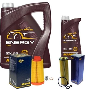 SCT Germany Inspektionspaket MANNOL Energy 5W-30 6L für Mercedes C 180 - Bild 1 von 11