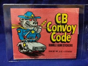 Vintage 1978 Donruss CB Convoy Trading card WRAPPER (RED) - Bild 1 von 2