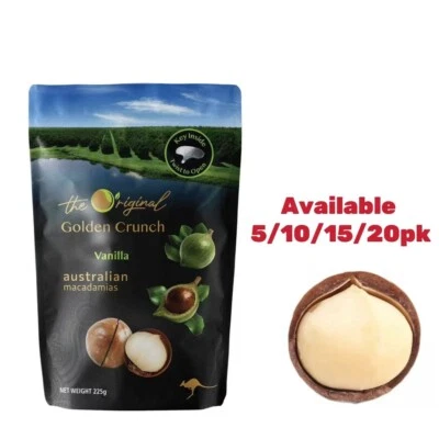 Australia Vainilla Macadamia Nuez Happy Nut 225g ENVÍO GRATUITO NUEVO Foto 1 de 4