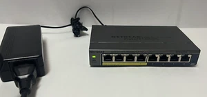 Interruptor Netgear ProSAFE Plus 4 puertos PoE GS108PEv3 versión 3 con adaptador de corriente - Imagen 1 de 12